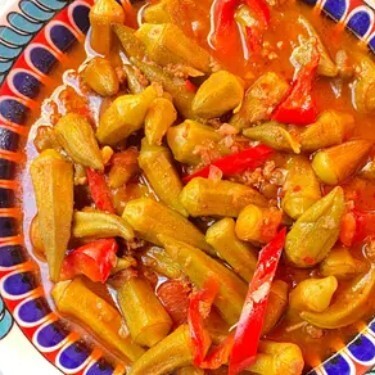 Kıymalı Bamya