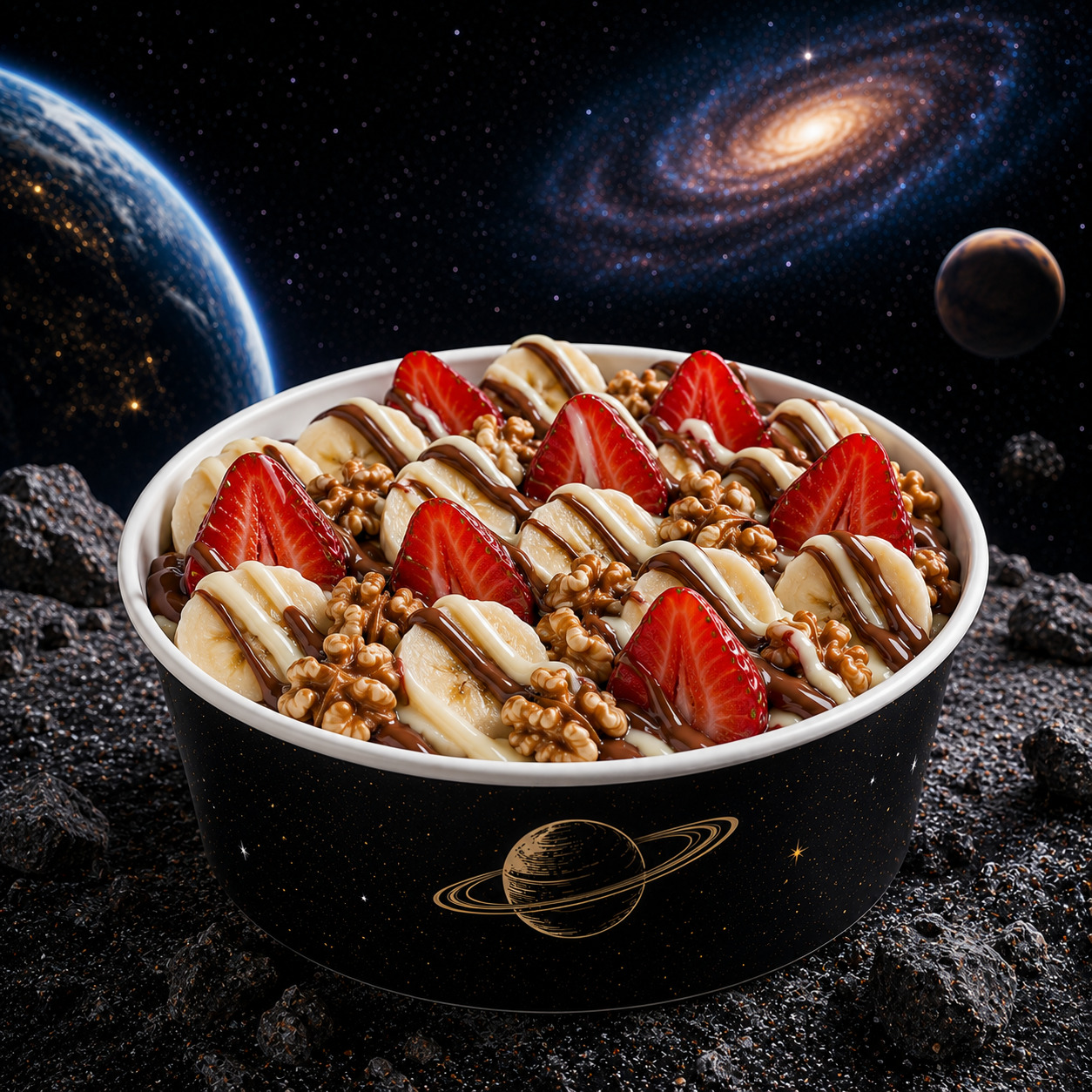 Space Klasik Waffle Bowl (Mega Boy)