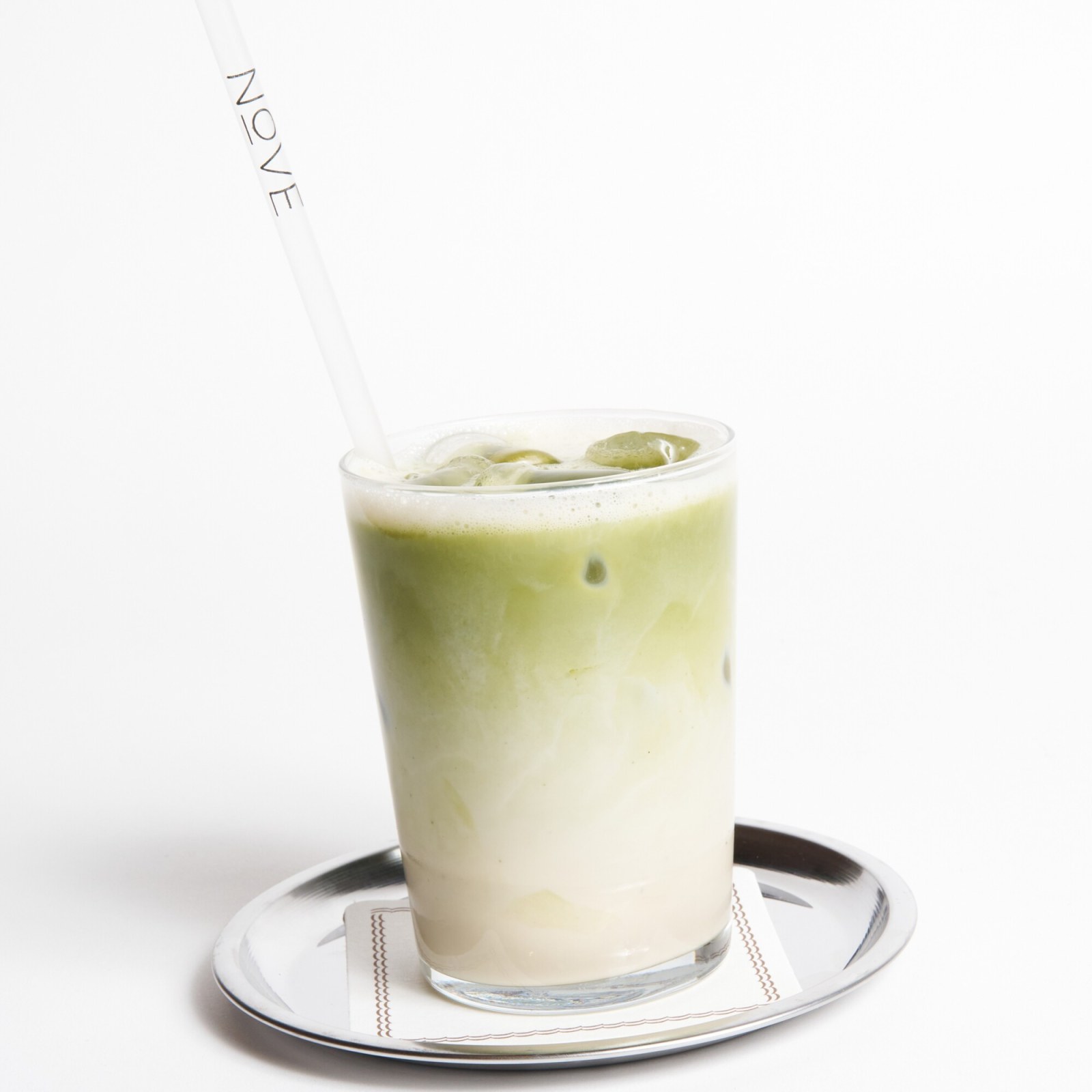 Iced vanilya matcha latte