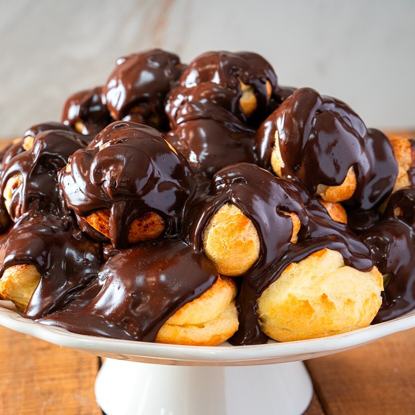 500 Gr Profiterol + 500gr meşhur Yanık Dondurma
