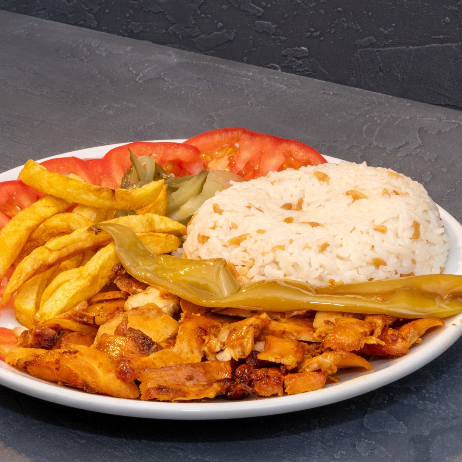 Pirinç Pilavı Üstü Tavuk Döner