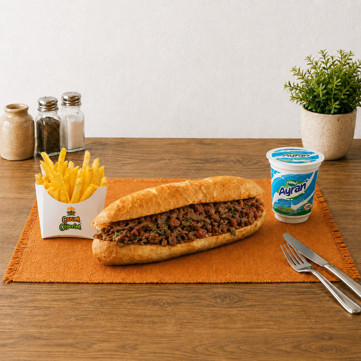 Çıtır Et Tantuni Menü