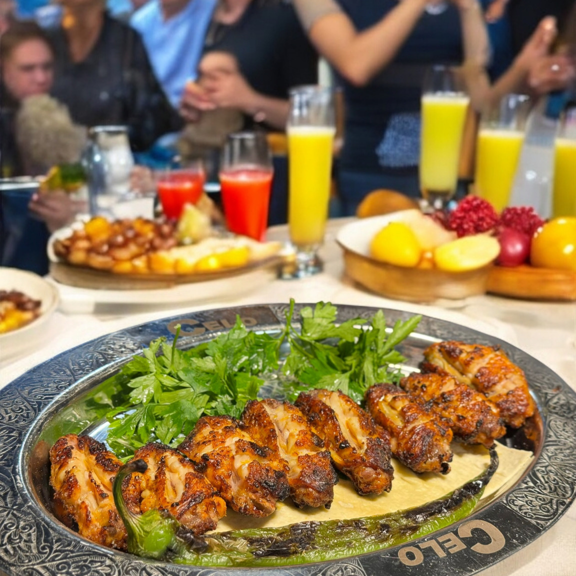 Gerçek Yaprak Kanat - Az Kolesterol için Özel Yaprak Tavuk Kanat Special - Kebapçı Celo Luxury