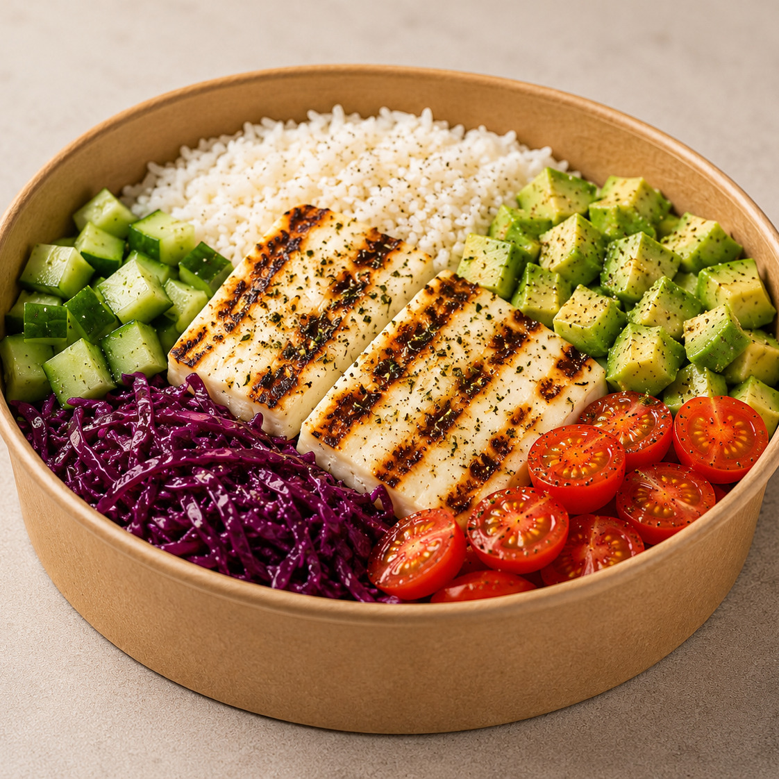 Hellim Avokado Bowl
