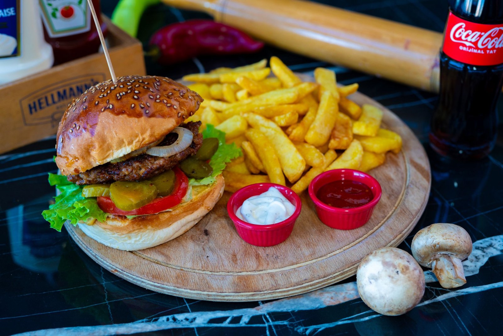 Classic Hamburger + Kızartma