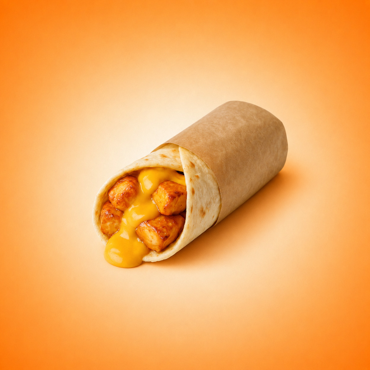 Cheddar Soslu Tavuk Dürüm