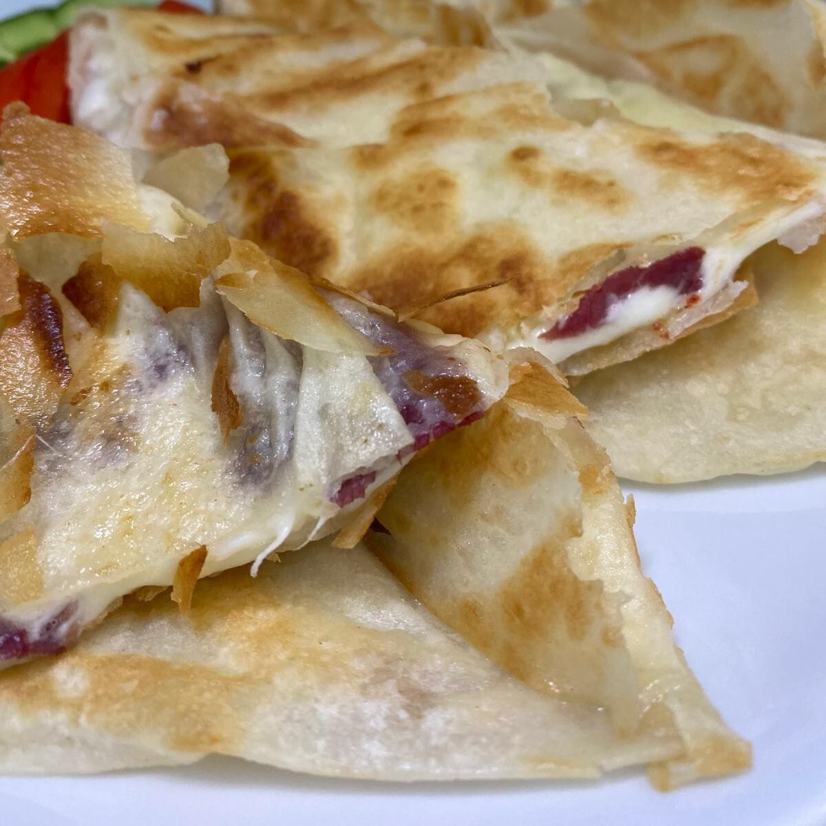 Pastırmalı Kaşarlı Gözleme