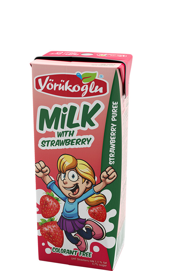 Çilekli Süt (20 cl.)