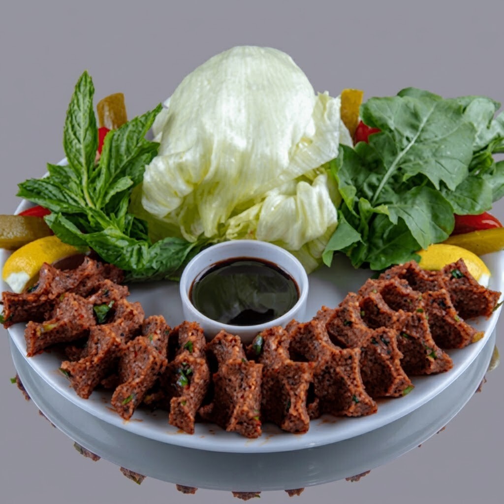 Aile Boyu (1 Kg) Çiğ Köfte + 1 Lt Ayran