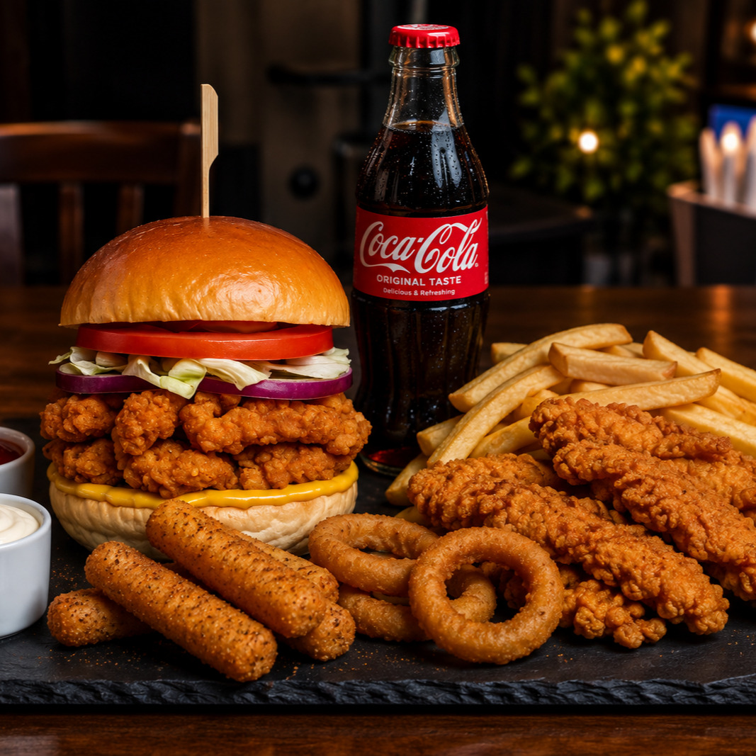 Combo Crispy Chicken Burger Menü