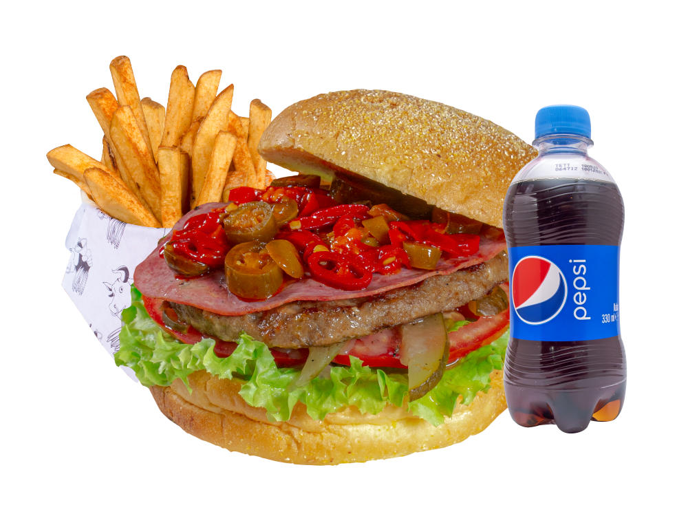 Texas Burger Menü
