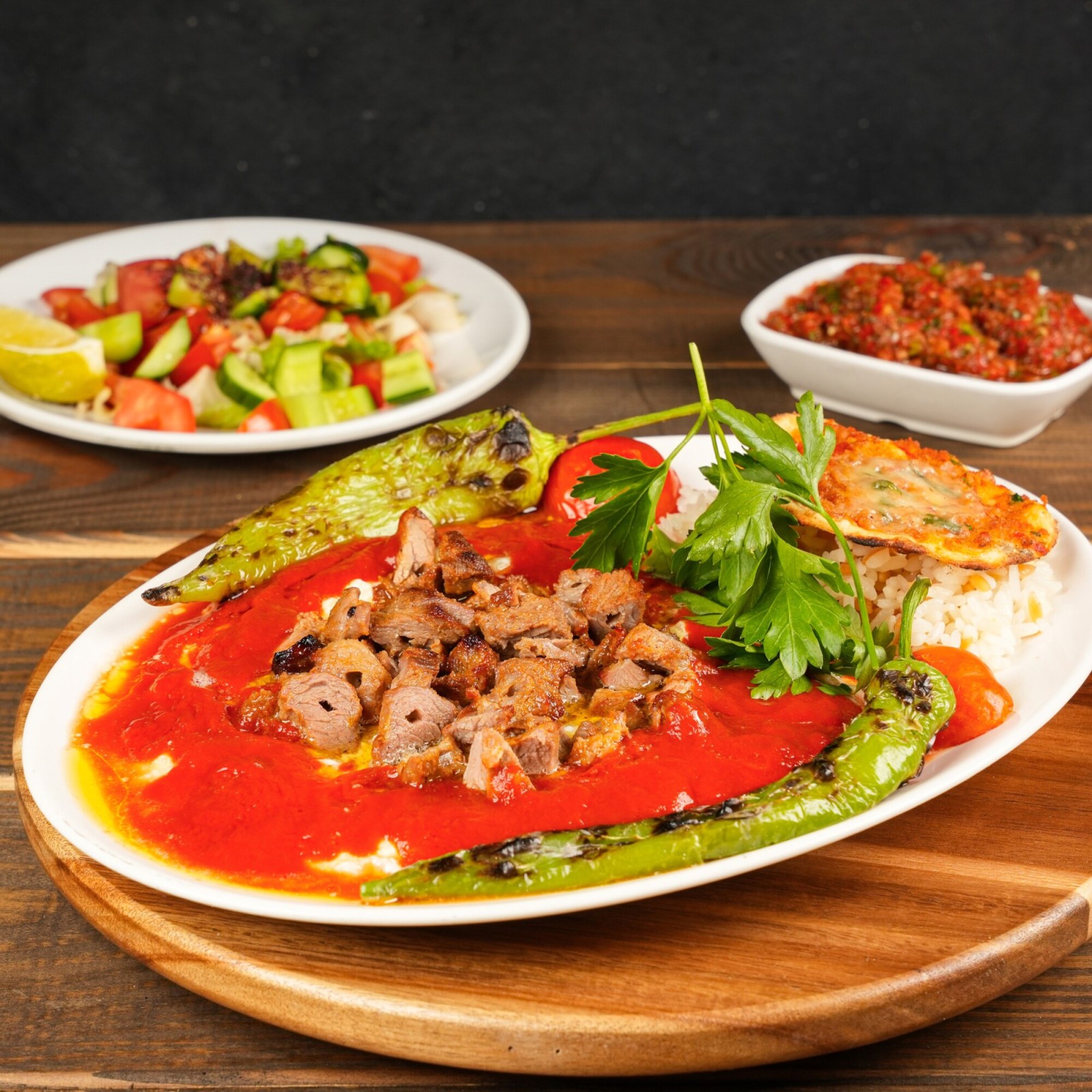 Alinazik Kebap (Kuzu şişten)