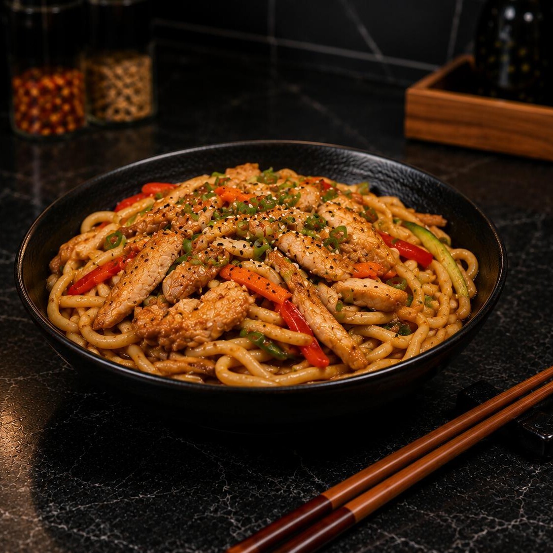 Tavuklu Udon