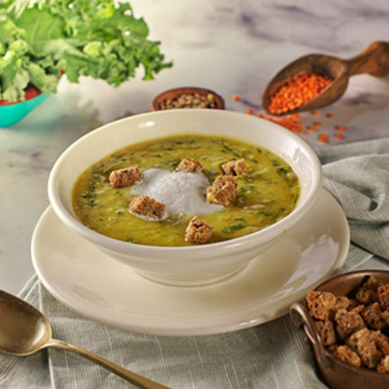 Kale Otlu Mercimek Çorbası