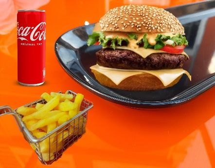 Cheeseburger Menü
