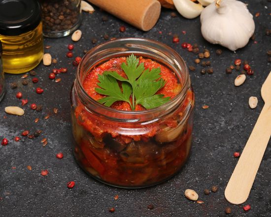 Soslu Patlıcan (Şakşuka)