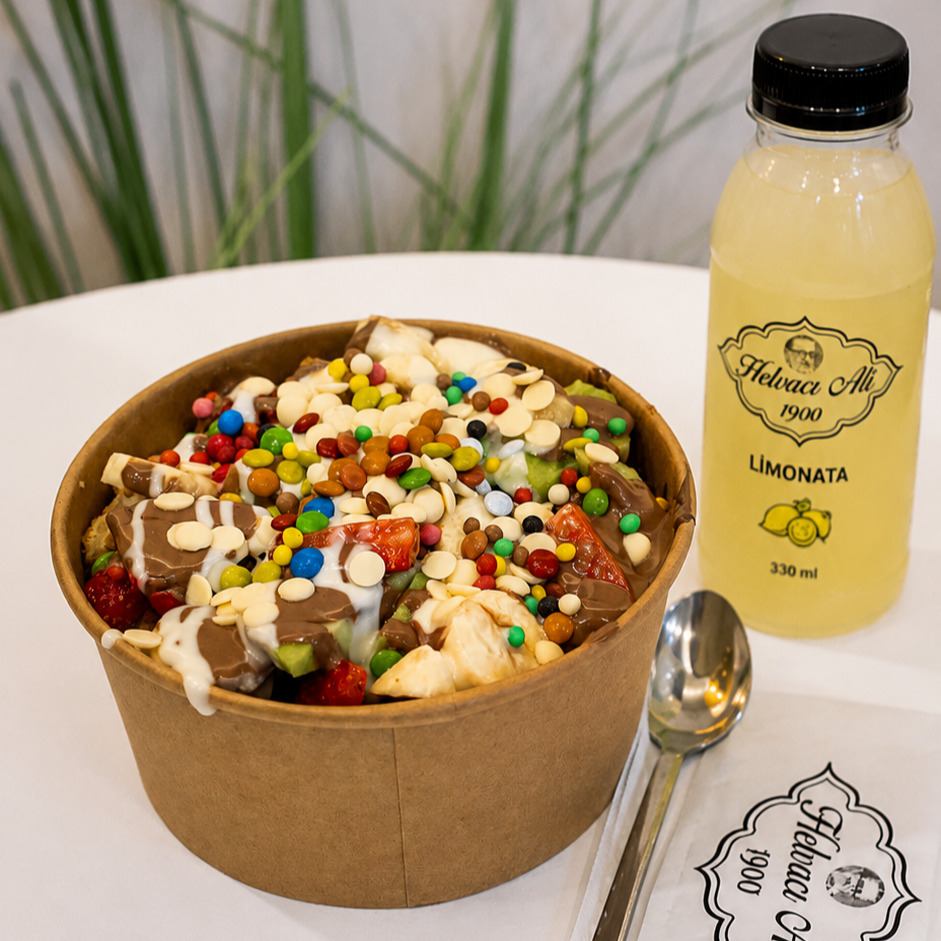 Klasik Kovada Waffle Büyük Boy + 2 Adet Ev Yapımı Limonata