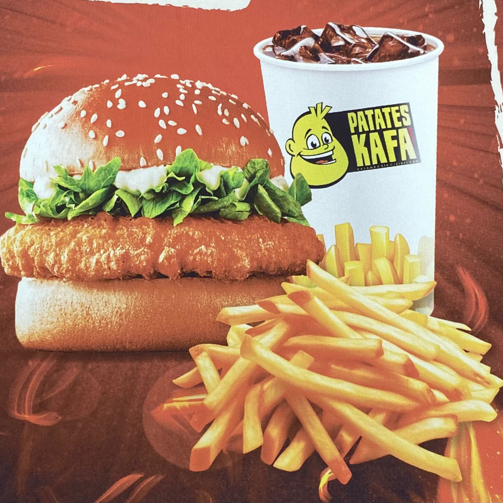 Tavuk Burger Menü