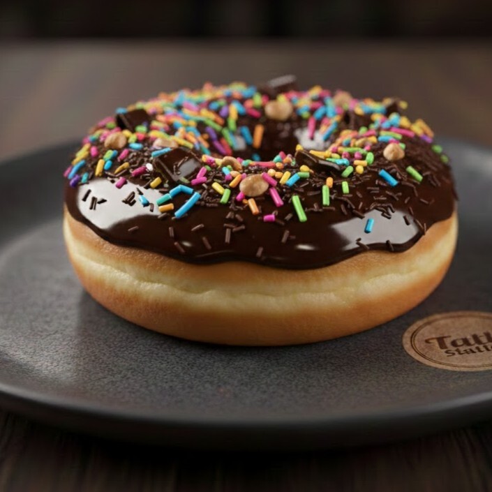 Klasik Çikolatalı Donut