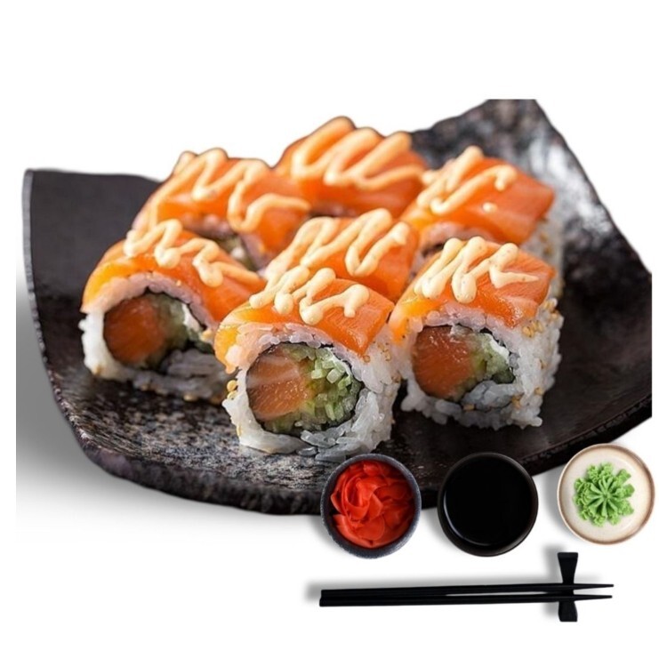 167- Special Spicy Salmon Roll (8 Pcs.)