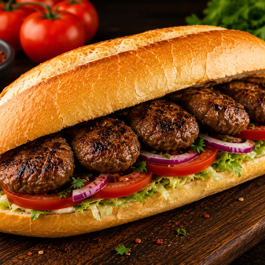 Yarım Ekmek Köfte Izgara