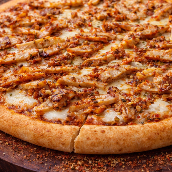 Tavuk Sezar Pizza (Orta Boy)