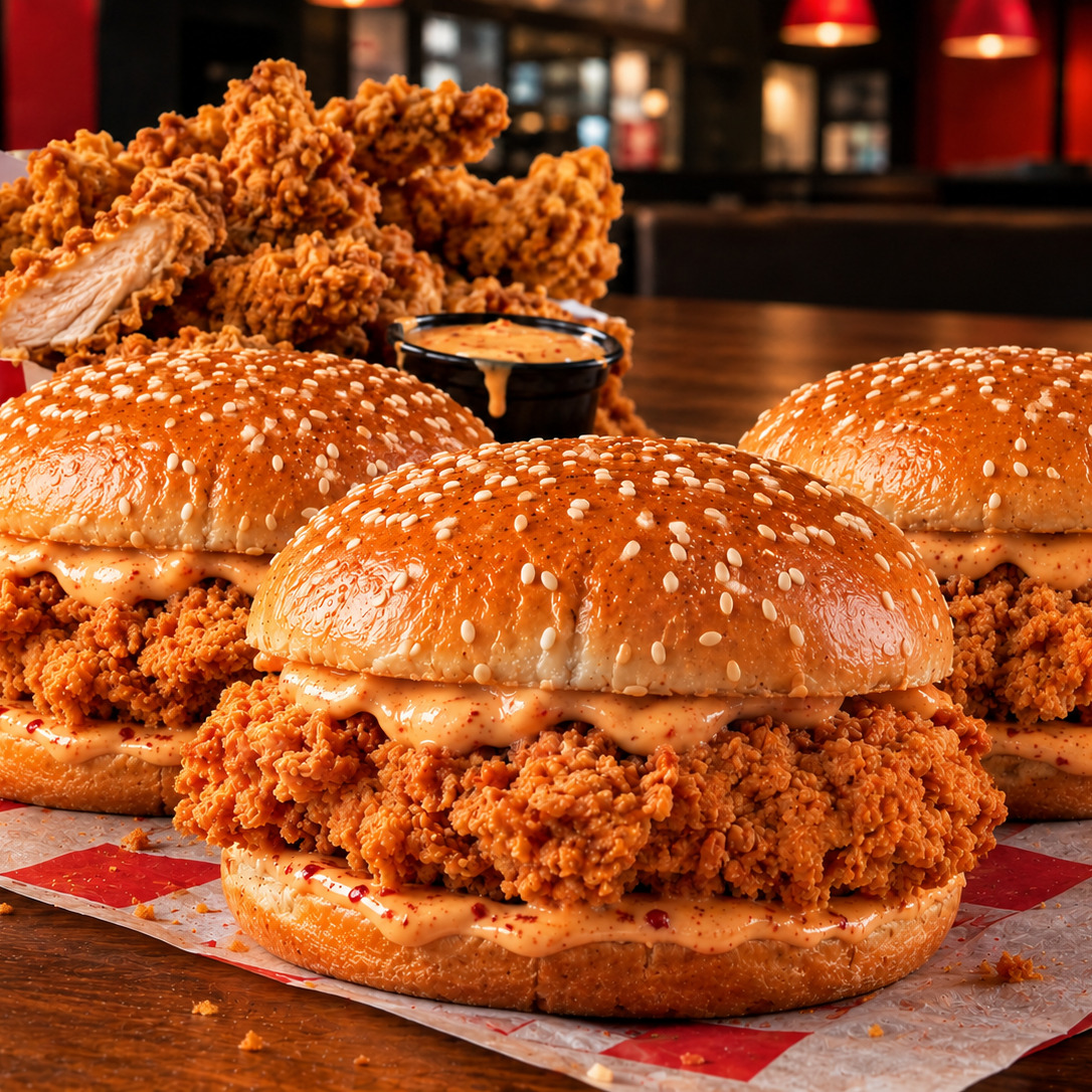 Jr. Tenders 3 Kişilik Hamburger Menü Boll Protein