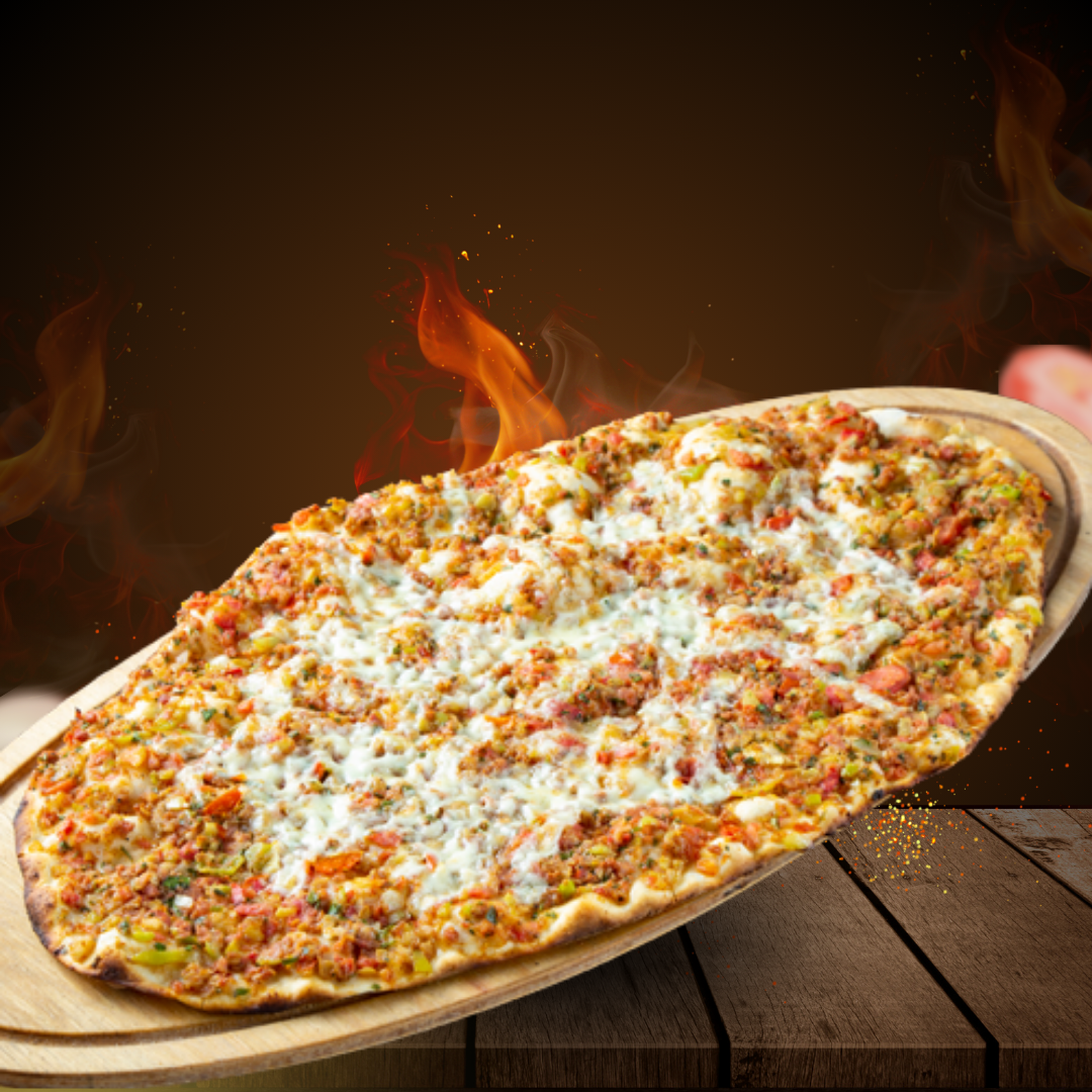 Üzeri Kaşarlı Lahmacun