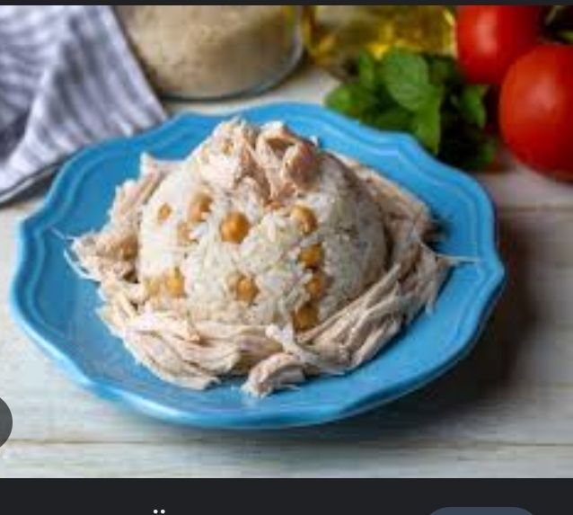 1PORSİYON TAVUKLU PİLAV+ 1 ŞİŞE AÇIK AYRAN