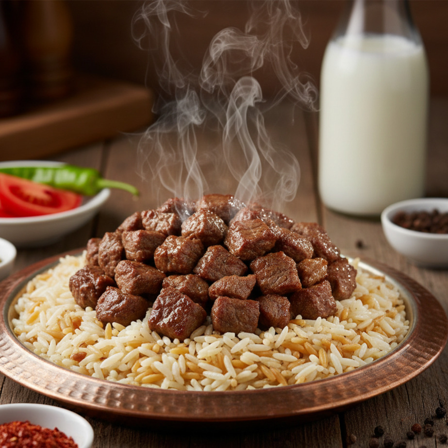 Plus Et Kavurmalı Pilav Menü