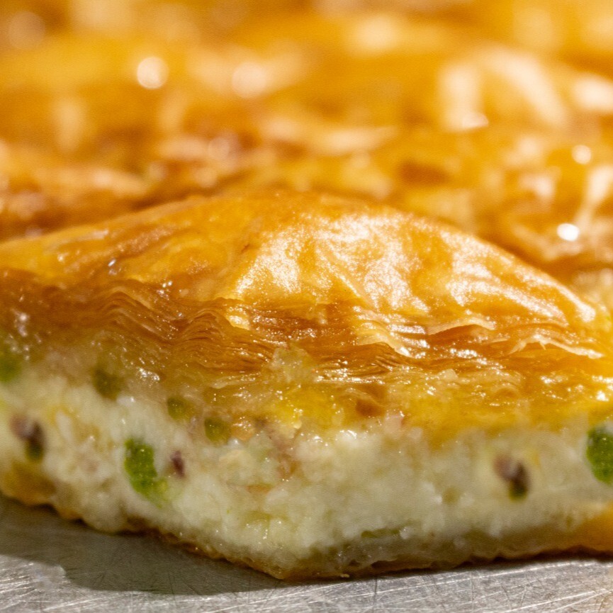 Lezzet Kaymaklı ve fıstıklı Baklava (500 g)
