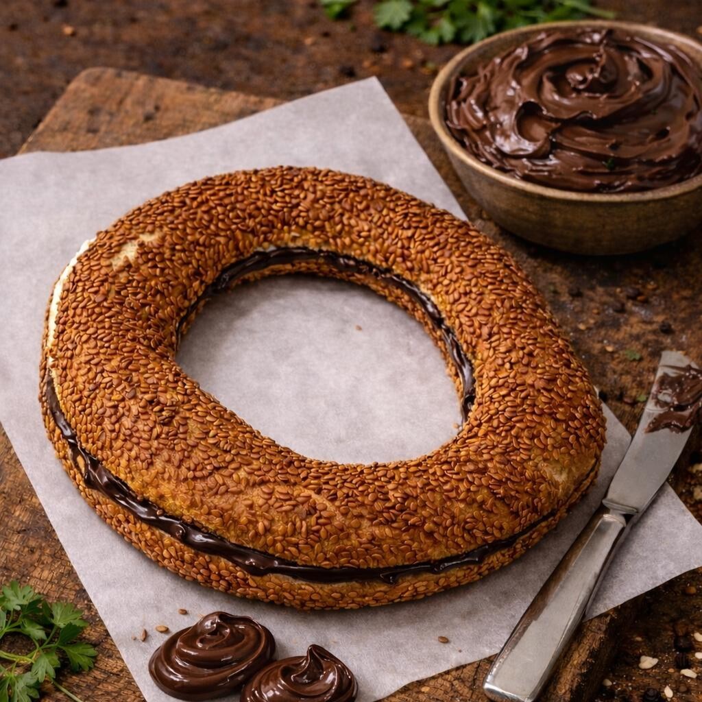 Çikolatalı Çıtır Simit