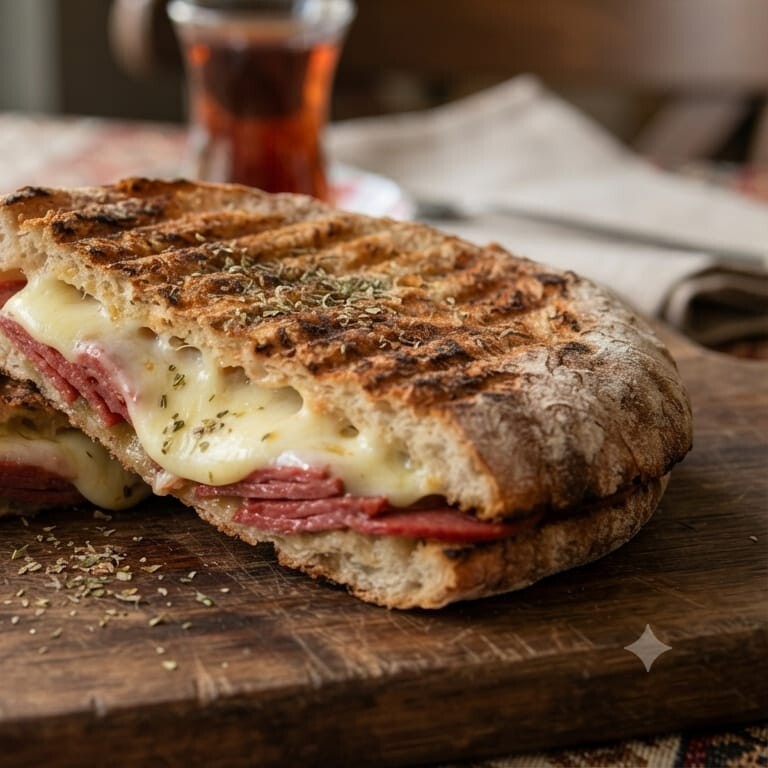 İspanyol Salamlı Tost (Tostlab Duo Gurme)