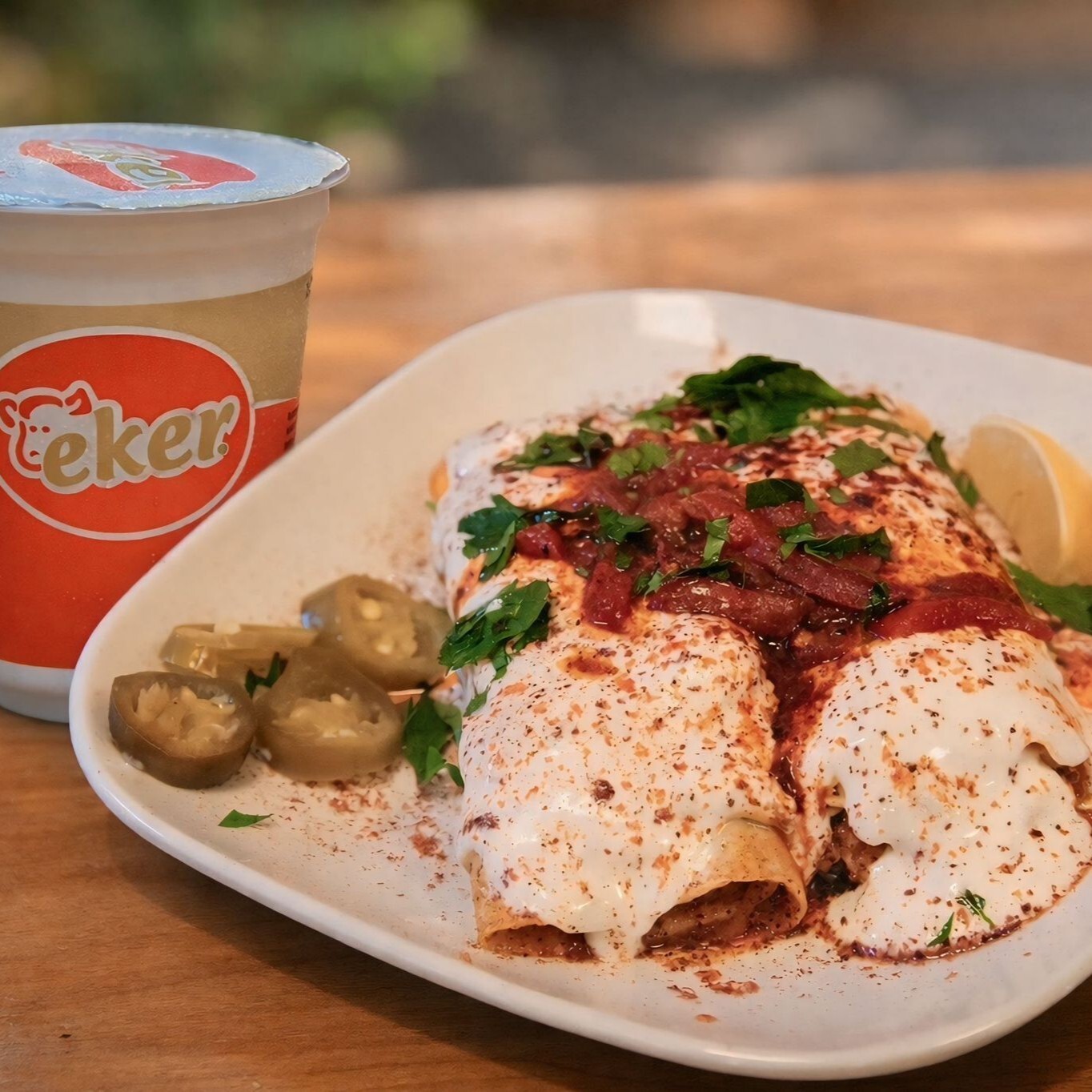 Yoğurtlu Tavuk Tantuni̇ + Ayran (270 ml)