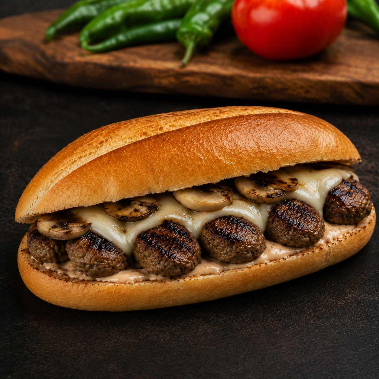 Mantarlı Köfte Ekmek