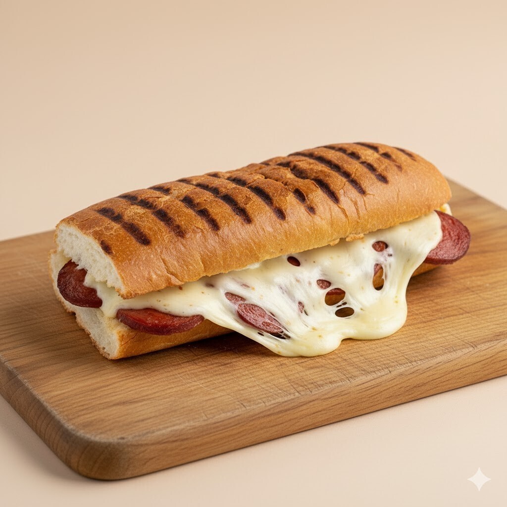 Sucuklu Kaşarlı Tost