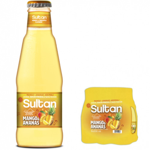 Sultan Meyveli Soda (Mango Ananaslı)