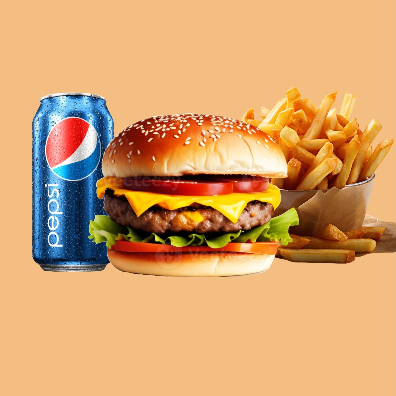 Cheeseburger Menü 3