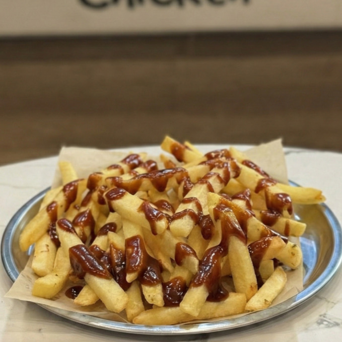 Barbekü Soslu Patates Kızartması