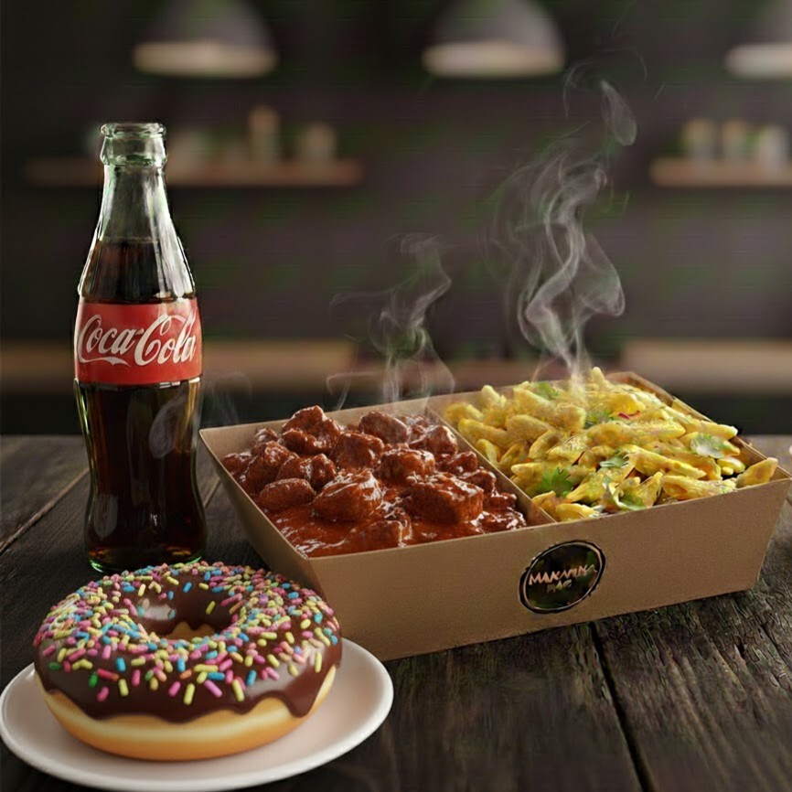 Et Yemeği + Makarna + İçecek + Tatlı Menü