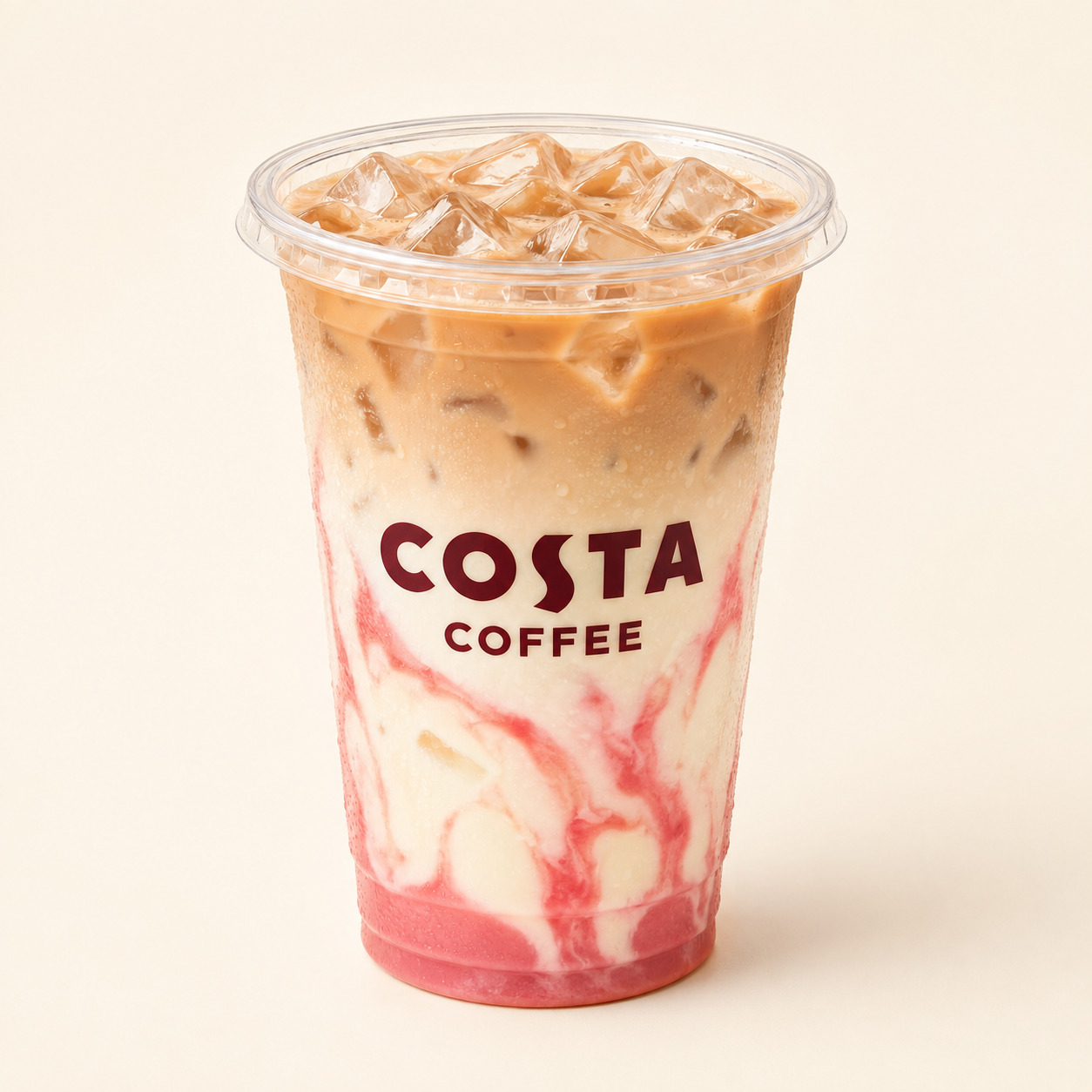 Iced White Chocolate Strawberry Latte