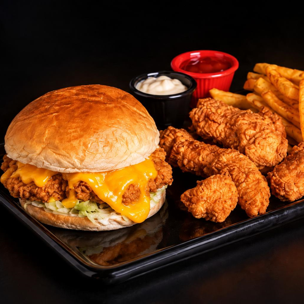 Big Cheese Bros Burger Menü