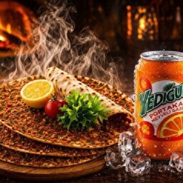 Lahmacun (3 Adet) + Yedigün Menü