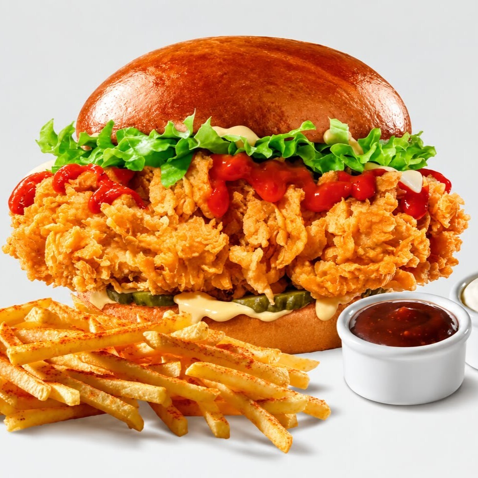 Craft Hot Burger Menü