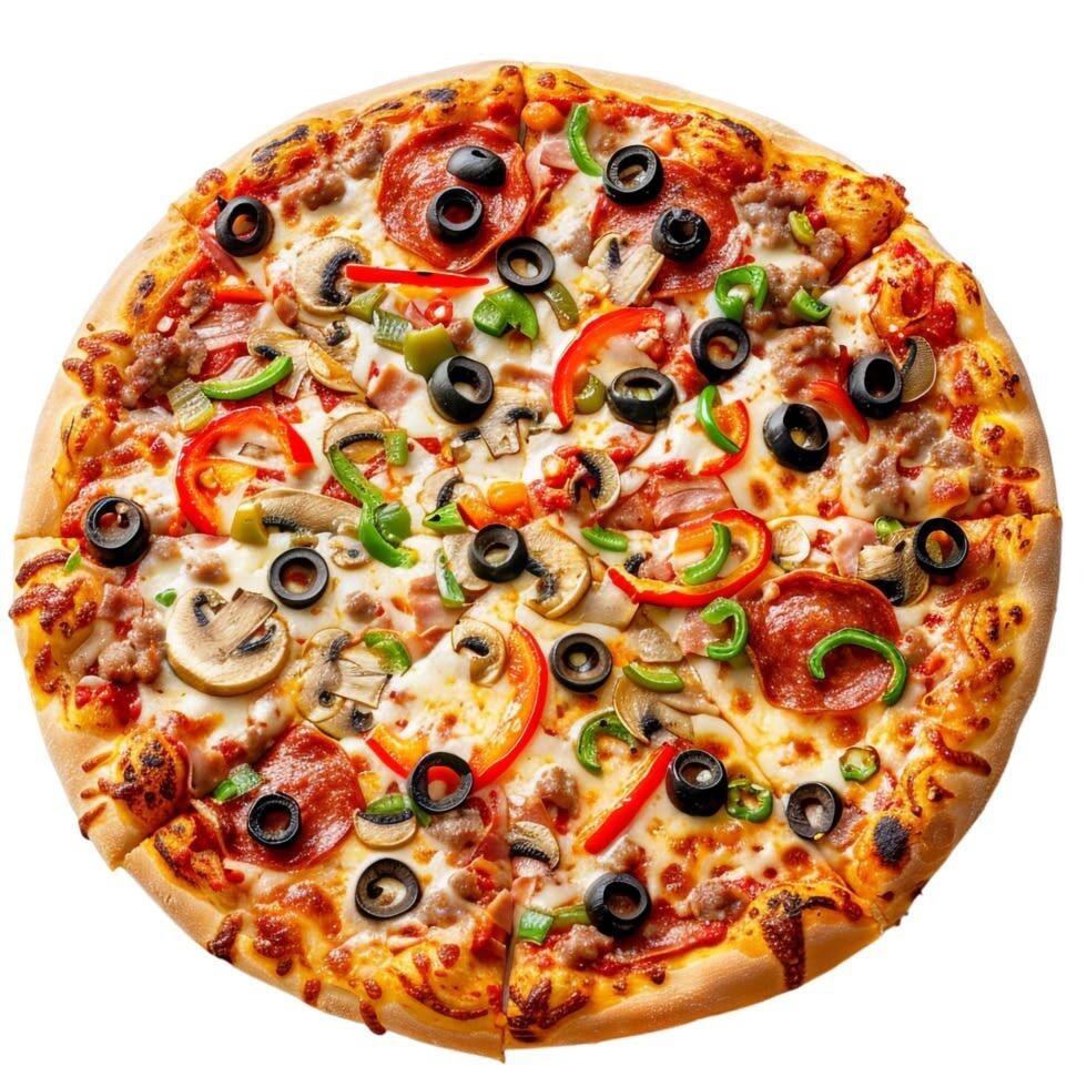 Full Karışık Pizza (Mantarlı)