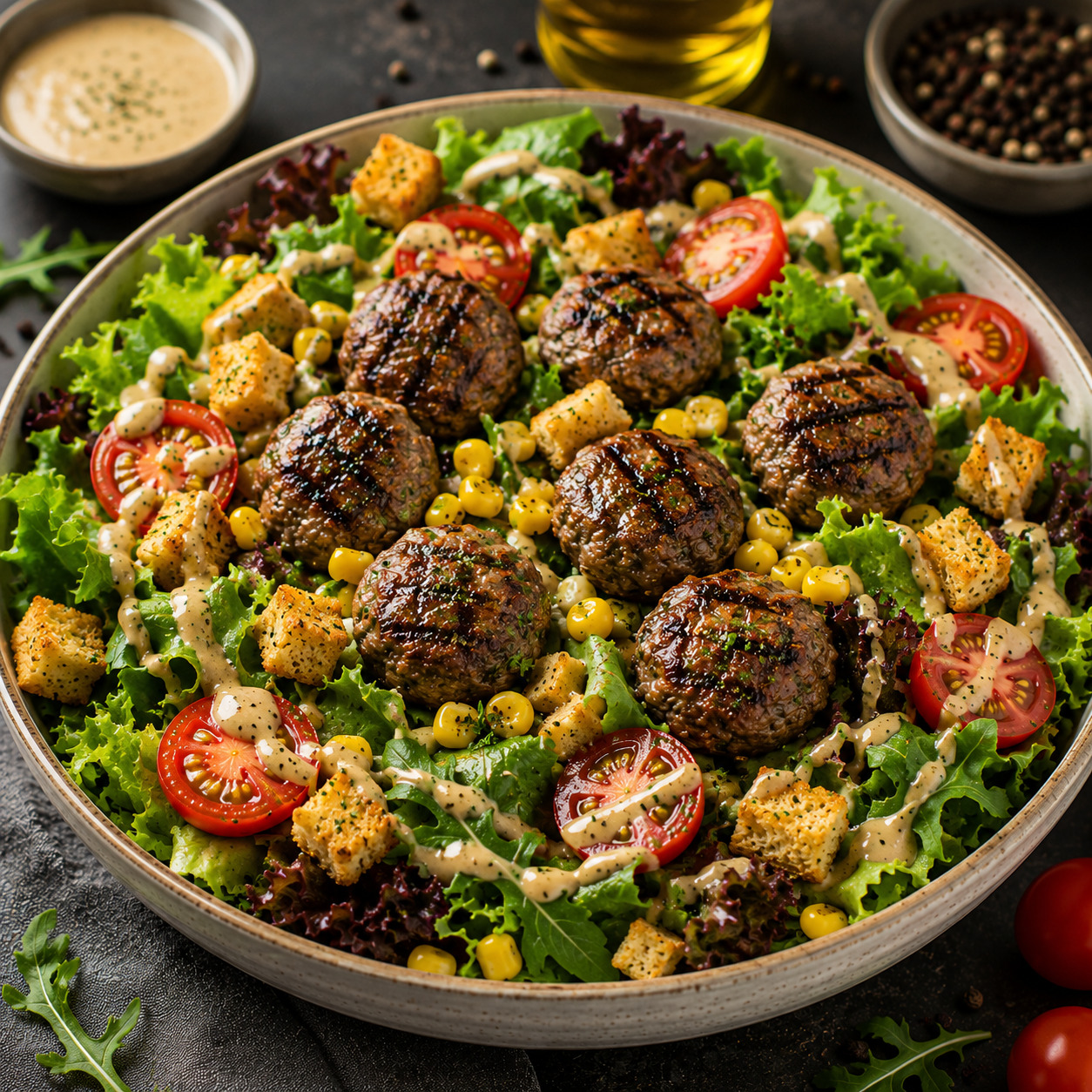Köfteli Salata (500gr)