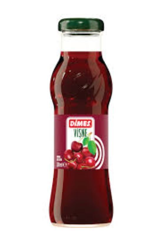 Vişneli Meyve Suyu (Dimes Cam Şişe)