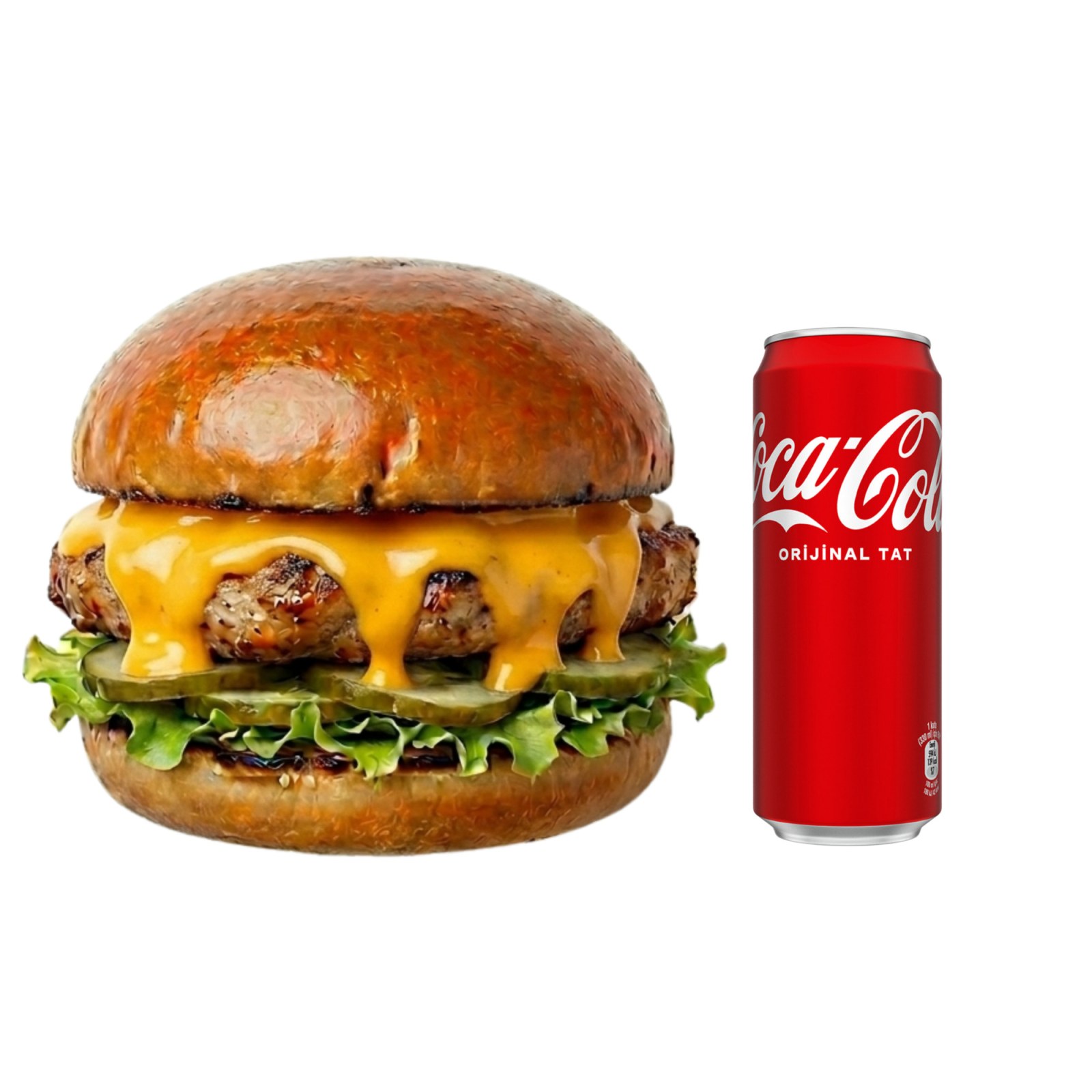 Cheddar Supreme Burger Menü