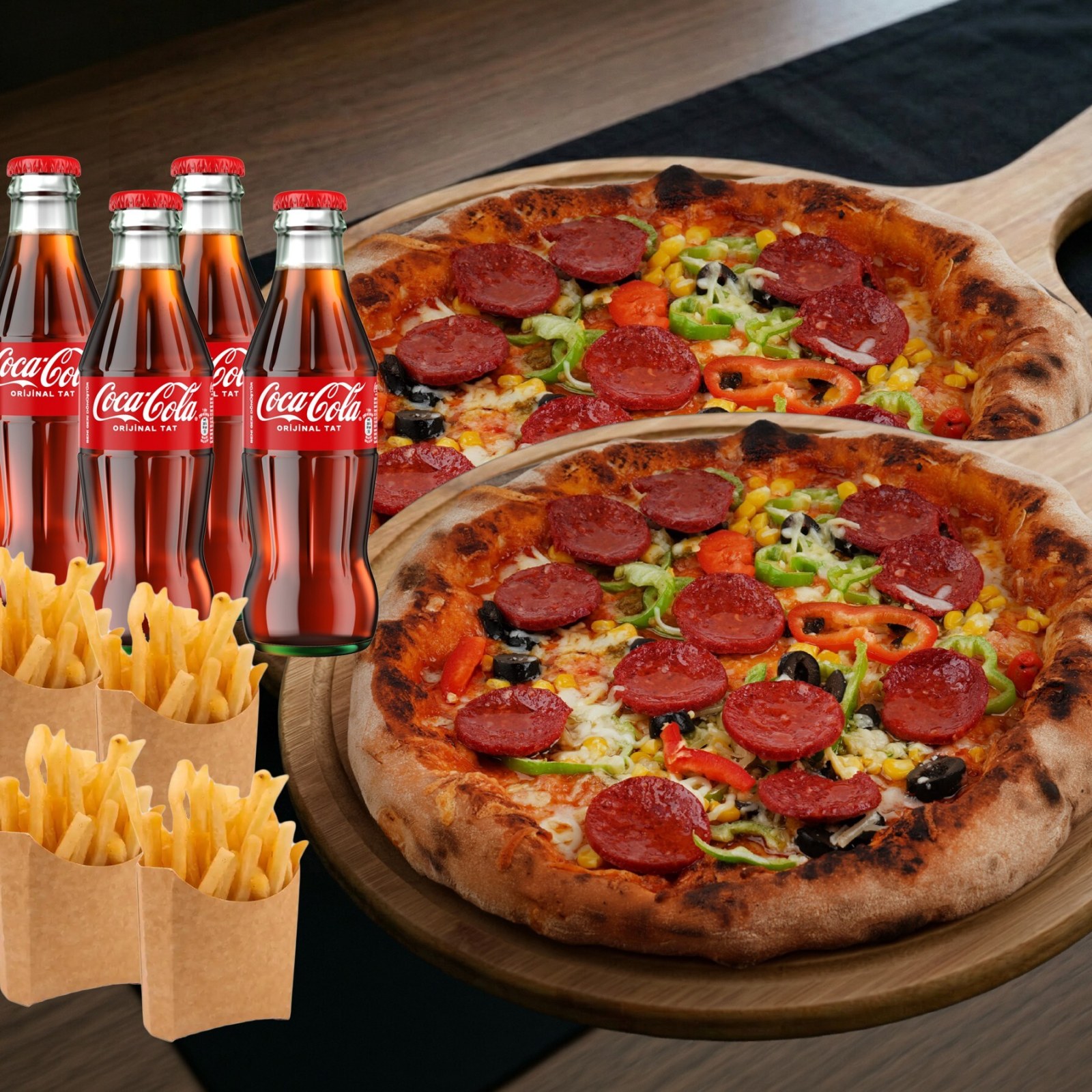 4lü Mix Pizza Fırsat Menü