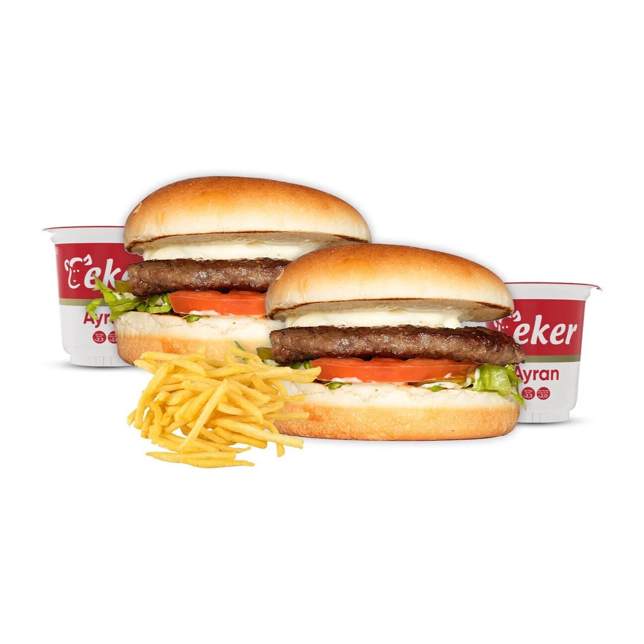 2'li Çocuk Eko Hamburger Menü